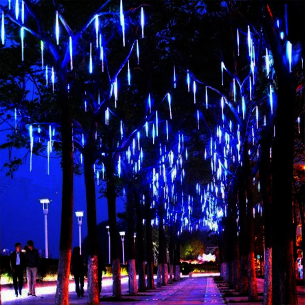 Meteor Glow“ – LED Lichterregen für Weihnachten & Garten