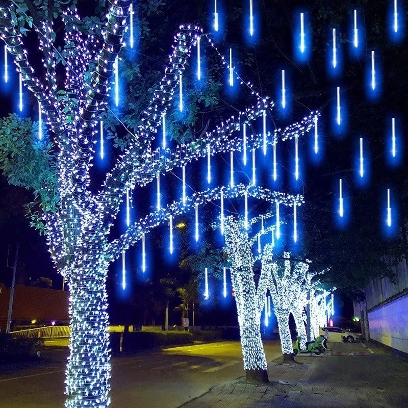 Meteor Glow“ – LED Lichterregen für Weihnachten & Garten
