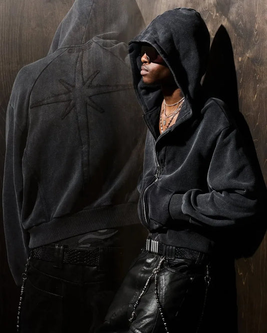 Streetwear übergroßer Kapuzenpullover Herren