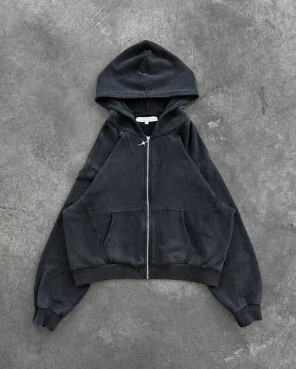 Streetwear übergroßer Kapuzenpullover Herren