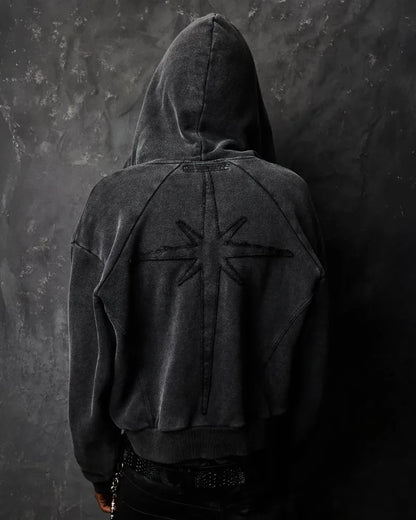 Streetwear übergroßer Kapuzenpullover Herren