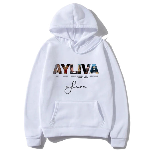 Ayliva Concert Tour 2025, Vintage-bedruckter Kapuzenpullover für Herren und Damen, Streetwear, Fleece-Sweatshirts, modische, langärmlige, übergroße Pullover